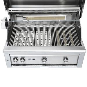 Lynx Professional 36 in. 3-Burner Built-In Natural Gas Grill with Rotisserie & Smoker Box - Stainless Steel, , hires