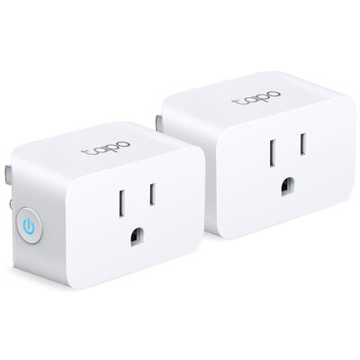 TP-Link - Tapo Smart Wi-Fi Plug Mini with Matter (2-pack) - White | TP15(2-PACK)