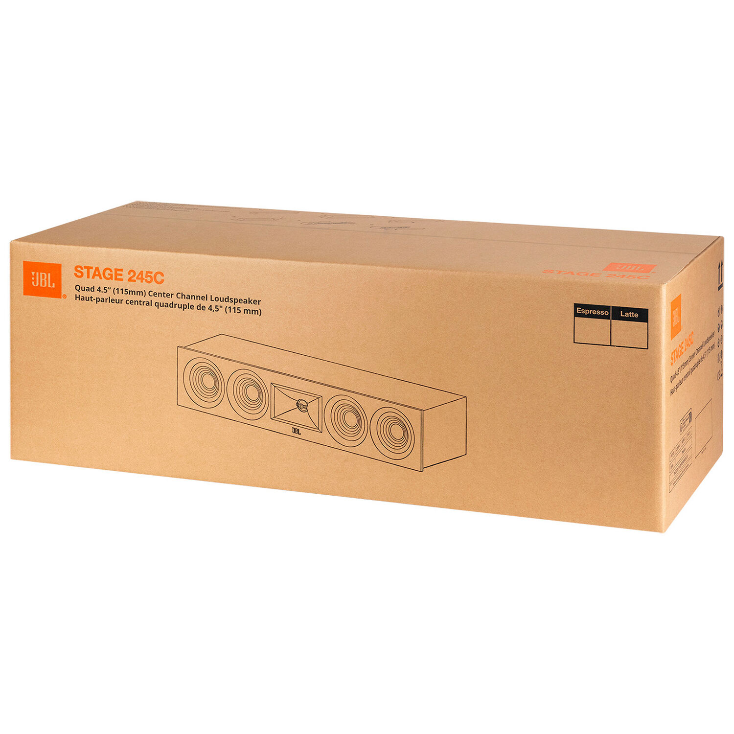 JBL Stage 245C 2-5-Way Quad 4.5 in. Center Channel Loudspeaker