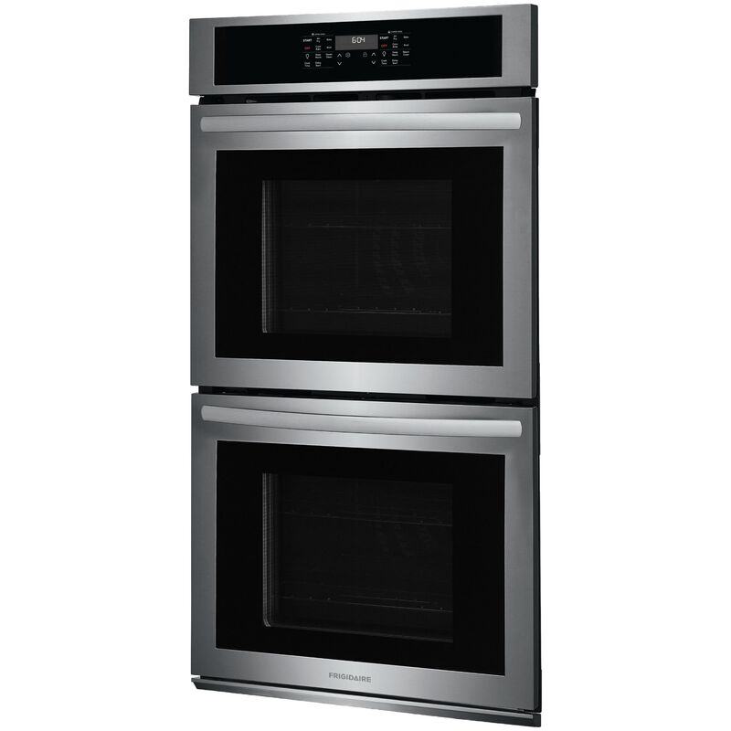 Frigidaire 27 in. 7.6 cu. ft. Top Control Electric Double Wall Oven with Standard Convection - Stainless Steel, Stainless Steel, hires