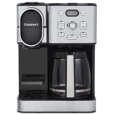 Cuisinart 12-Cup Coffee Maker with Single-Serve Brewer - Stainless Steel | SS-16