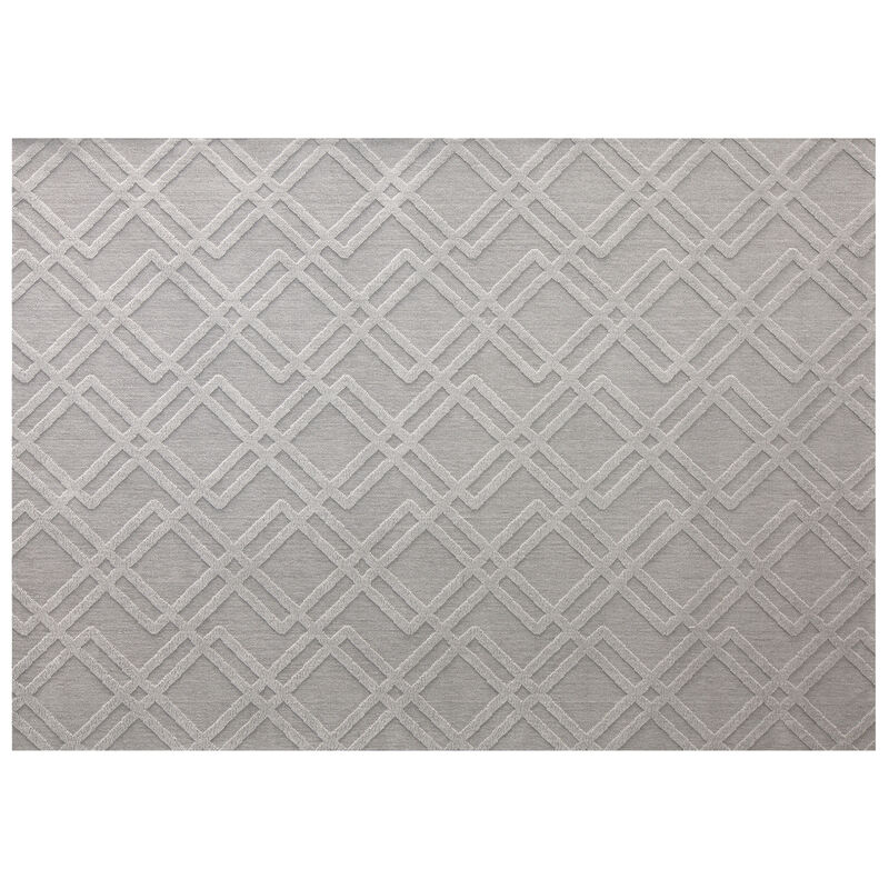 SimplyShade Manhattan 5' x 7' Outdoor Rug - Plush Gray, , hires