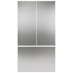 Gaggenau Handleless Door Panel for French Door Refrigerator - Stainless Steel, , hires