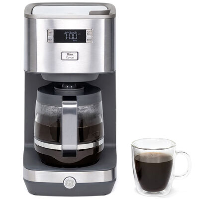 GE Drip 12-Cup Coffee Maker with Glass Carafe | G7CDAASSPSS