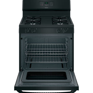 Hotpoint 30 in. 4.8 cu. ft. Gas Range with 4 Sealed Burners - Black, , hires