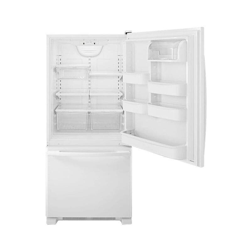Amana 29 in. 18.6 cu. ft. Bottom Freezer Refrigerator - White, White, hires