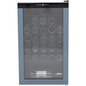 Avanti 20 in. Freestanding Wine Cooler with Wire Racks, Single Temperature Zone & 34 Bottle Capacity - Platinum, , hires