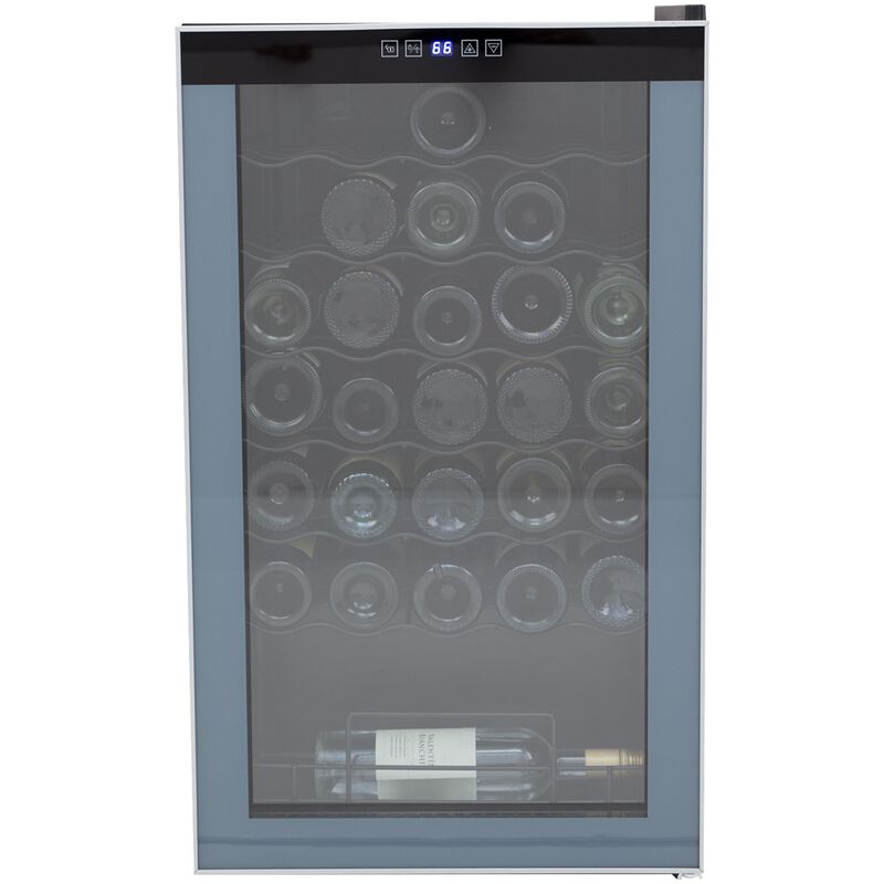 Avanti 20 in. Freestanding Wine Cooler with Wire Racks, Single Temperature Zone & 34 Bottle Capacity - Platinum, , hires