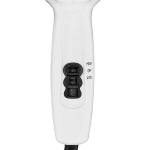 Conair Mid Size Hair Dryer with 2 Heat & 2 Speed Settings - White, , hires