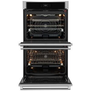 Electrolux 30 in. 10.6 cu. ft. Smart Top Control SteamElectric Double Wall Oven with Standard Convection - Stainless Steel, , hires