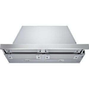 Bosch 500 Series 30 in. Slide-Out Style Range Hood with 3 Speed Settings, 300 CFM, Convertible Venting & 2 Halogen Lights - Stainless Steel, , hires