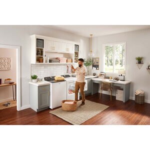 Whirlpool 29 in. 7.0 cu. ft. Gas Dryer with Wrinkle Shield Option, Steam Cycle & Sensor Dry - White, White, hires