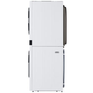 LG 27 in. 5.0 cu. ft. Smart Electric Front Load Ventless WashTower with Center Control, AI Sensor Dry, Sanitize & Steam Cycle - White, , hires
