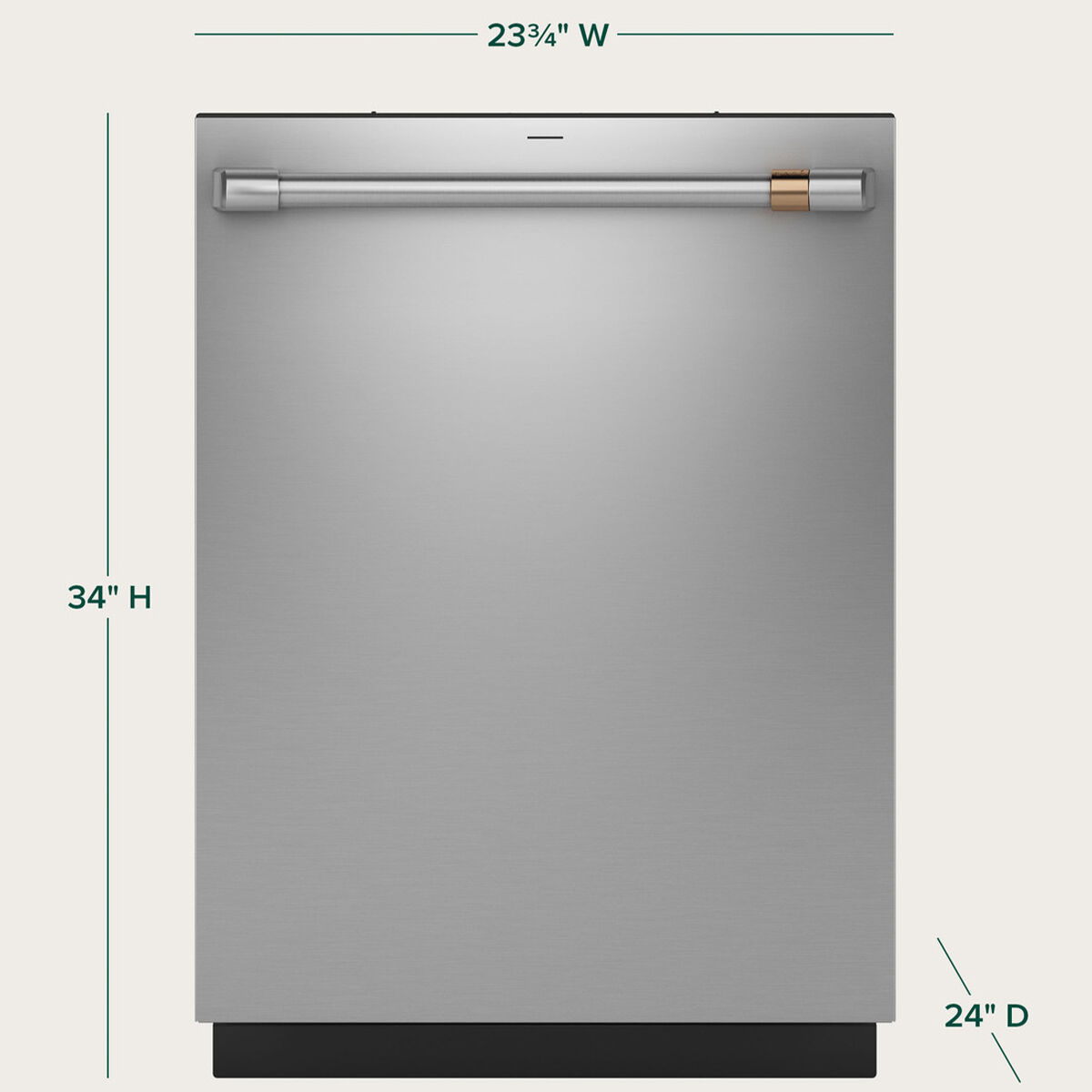 Cafe 24 in. Top Control Flush-Mount Dishwasher with 42 dBa Sound