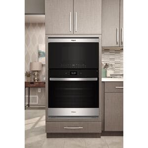 Whirlpool 30 in. 1.1 cu. ft. 1000W Smart Built-In Microwave with Convection & Sensor Cooking - Fingerprint Resistant Stainless, , hires