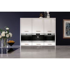 Wolf E Series 24 in. 1.7 cu. ft. Steam Electric Single Wall Oven with Standard Convection - Stainless Steel, , hires