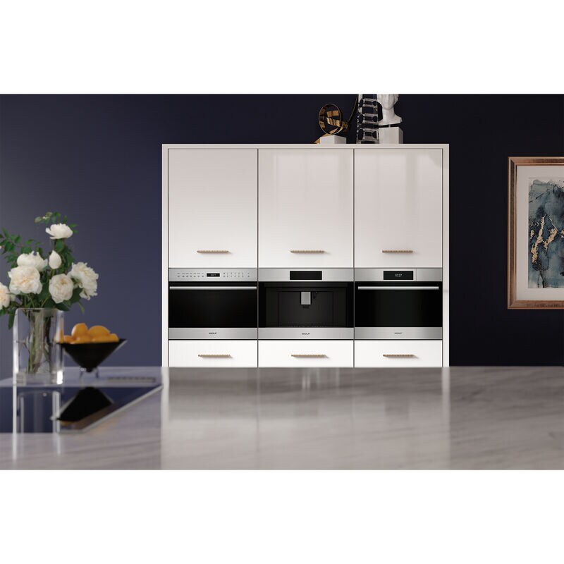 Wolf E Series 24 in. 1.7 cu. ft. Steam Electric Single Wall Oven with Standard Convection - Stainless Steel, , hires