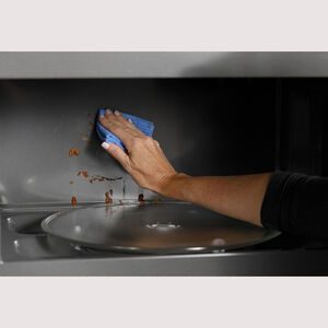 GE Profile 30 in. 2.1 cu. ft. 1000W Over-the-Range Microwave with 400 CFM & Sensor Cooking - Stainless Steel, , hires