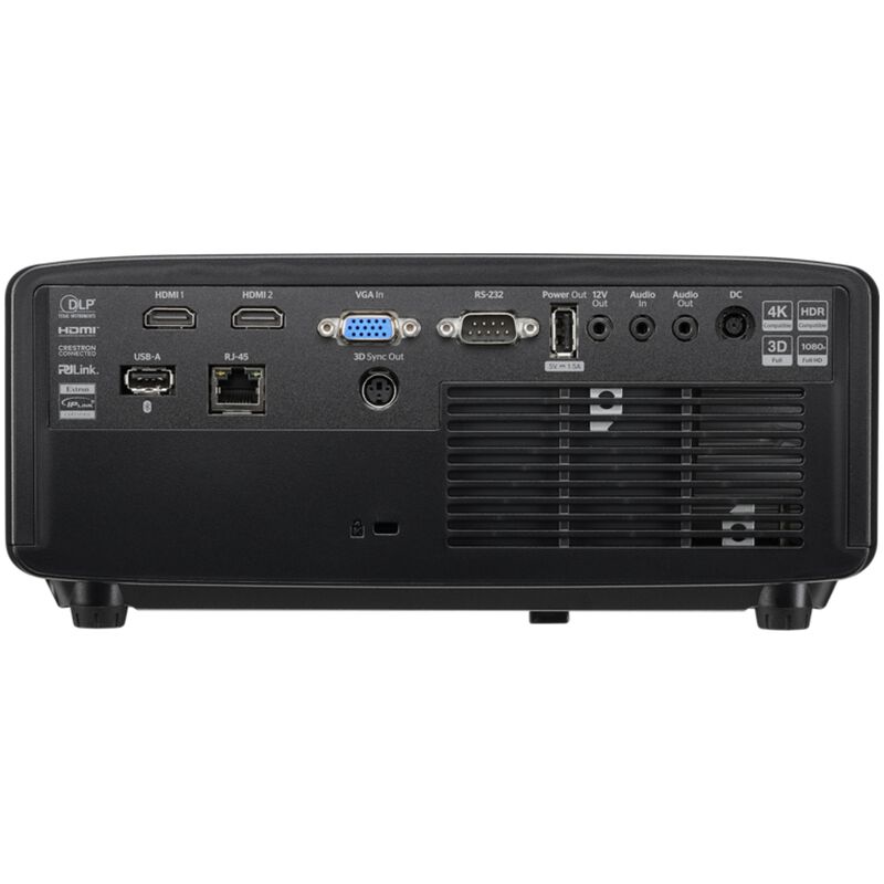 Optoma Short Throw Full HD 1080p Laser Home Entertainment and Golf Sim Projector - Black, , hires