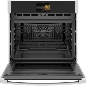 GE Profile 30 in. 5 cu. ft. Smart Electric Single Wall Oven with True European Convection - Stainless Steel, Stainless Steel, hires