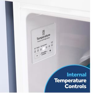 GE 30 in. 21.0 cu. ft. Garage-Ready Top Freezer Refrigerator - White, White, hires