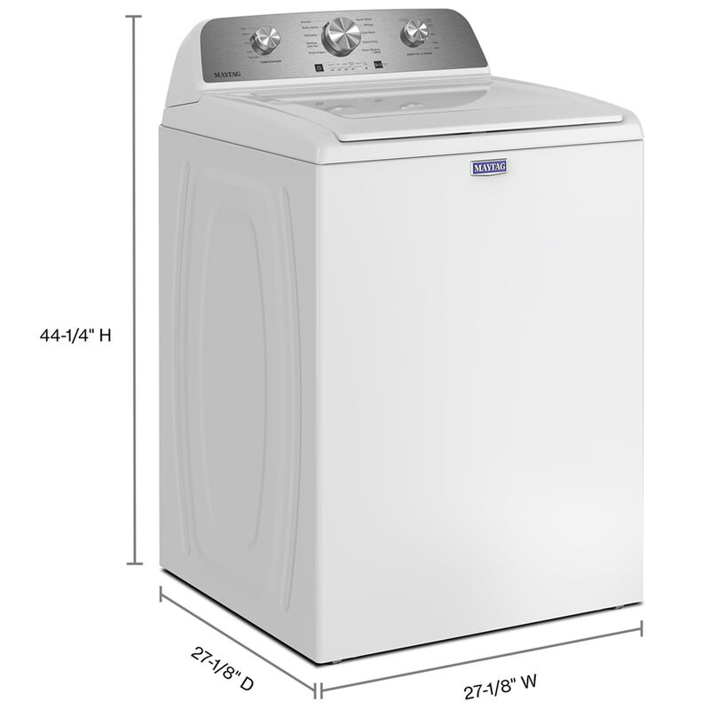 Maytag 27 in. 4.3 cu. ft. Top Load Washer with Sanitize with Oxi - White, , hires