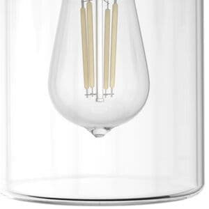 Hunter Devon Park 4.5 in. 3-Light Linear Cluster Ceiling Light with Clear Glass - Onyx Bengal, , hires