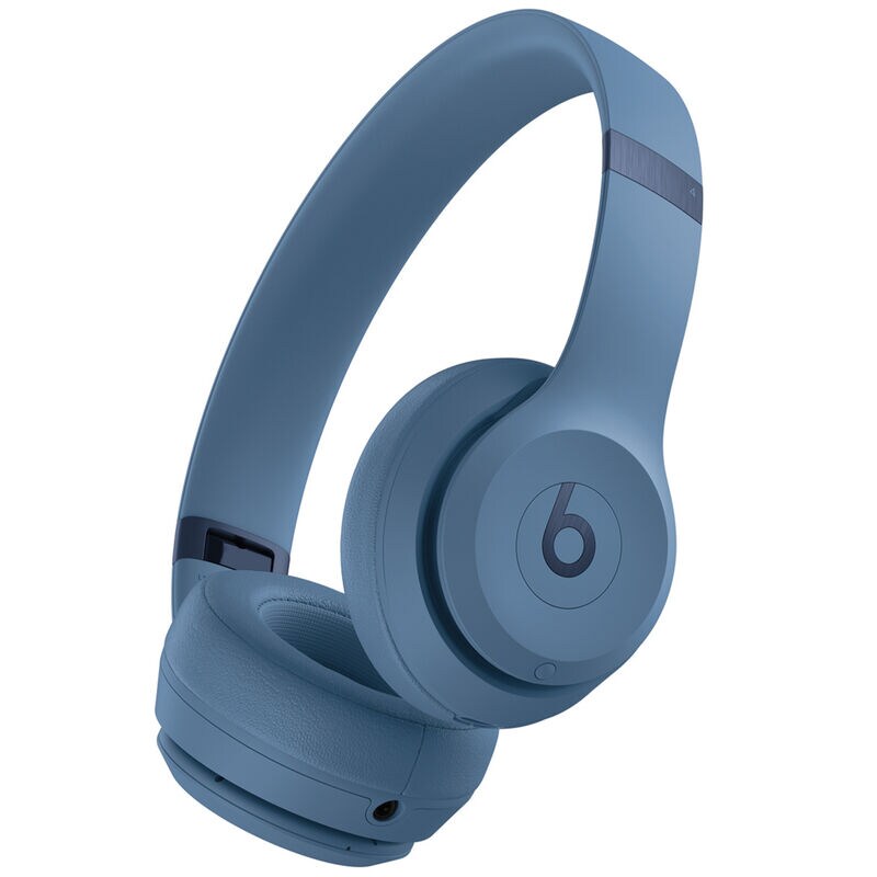 Beats Solo4 Wireless Headphones - On-Ear Wireless Headphones - Slate Blue, , hires