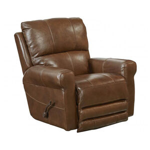 Catnapper Hoffner Swivel Glider Manual Recliner - Chestnut, Chestnut, hires