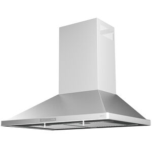 Zephyr 36 in. Smart Convertible Chimney Style Range Hood with 700 CFM, 6 Fan Speeds & 2 LED Lights - Stainless Steel, , hires
