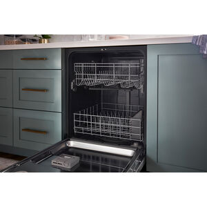 Whirlpool 24 in. Top Control Dishwasher with 55 dBa Sound Level & Pocket - Stainless Steel, Stainless Steel, hires
