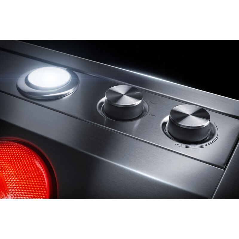 JennAir Pro-Style 30 in. Ducted Canopy Pro Style Style Range Hood with 600 CFM, 4 Fan Speeds & 2 Halogen Lights - Stainless Steel, , hires