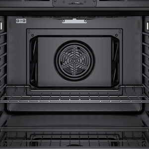 Bosch Benchmark Series 30 in. 4.6 cu. ft. Electric Single Wall Oven with True European Convection - Stainless Steel, , hires