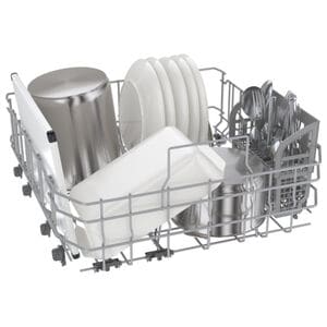 Bosch 500 Series 24 in. Top Control Smart Dishwasher with 44 dBa Sound Level, 3rd-Rack, AutoAir & Pocket - Black, Black, hires