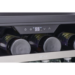 Zephyr Presrv 24 in. Undercounter Wine Cooler with Single Zone & 53 Bottle Capacity - Stainless Steel, , hires