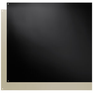 Broan 30 in. Wide Backsplash in Reversible Bisque/Black for Range Hoods, , hires