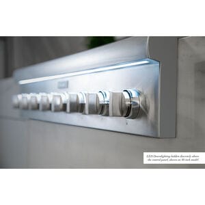 Thermador Professional Series 36 in. 6-Burner Natural Gas Rangetop with Simmer Burner & Power Burner - Stainless Steel, , hires