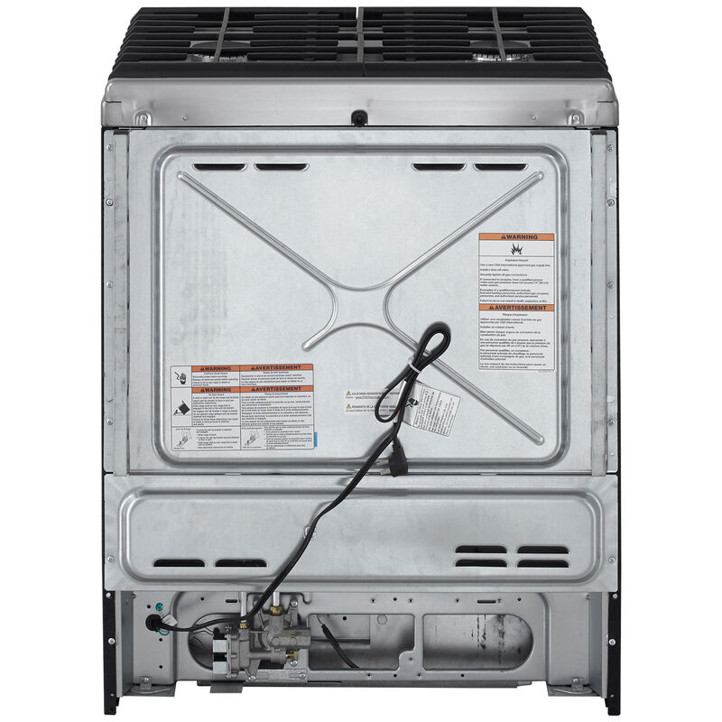 KitchenAid 30 in. 6.5 cu. ft. True European Convection Slide-In Gas Range with 5 Sealed Burners & Griddle - Stainless Steel, , hires