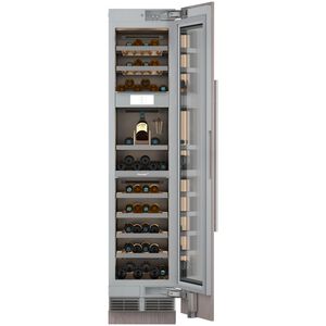 Thermador Freedom Collection 18 in. Built-In Smart Wine Cooler with Wood Racks, Multi-Temperature Zones & 62-Bottle Capacity - Custom Panel Ready, , hires