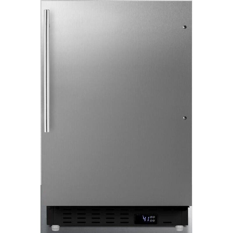 Summit 21 in. 3.5 cu. ft. Undercounter Refrigerator - Stainless Steel, , hires