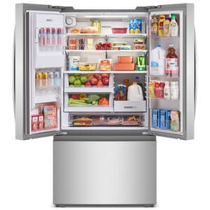 Whirlpool 36 in. 23.4 cu. ft. Smart Counter Depth French Door Refrigerator with Ice & Water Dispenser - Fingerprint Resistant Stainless Steel, , hires