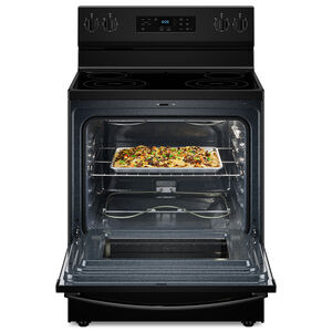 Whirlpool 30 in. 5.3 cu. ft. Oven Freestanding Electric Range with 4 Radiant Burners - Black, Black, hires