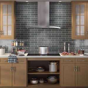 GE Profile 36 in. Chimney Style Range Hood with 4 Speed Settings & 2 Halogen Light - Stainless Steel, , hires