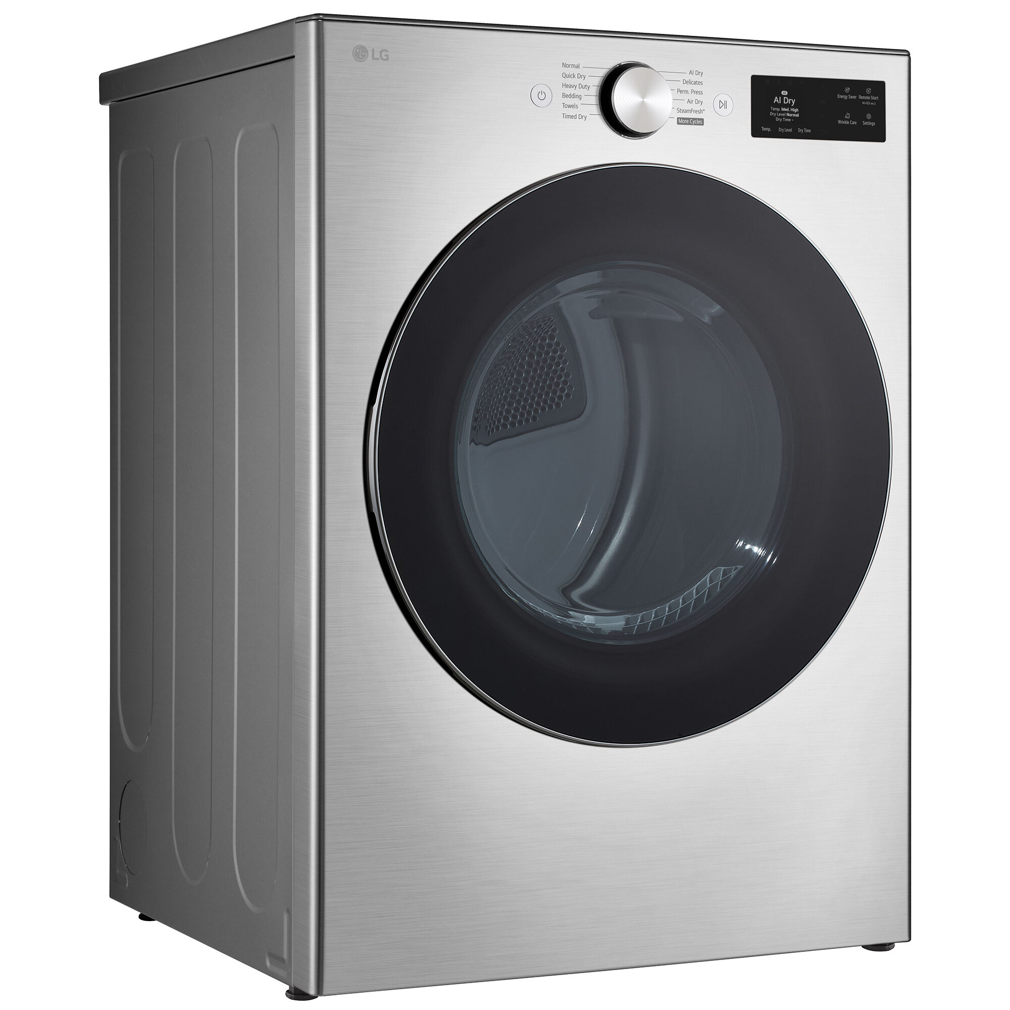 LG 27 in. 7.4 cu. ft. Smart Stackable Gas Dryer with AI Sensor Dry