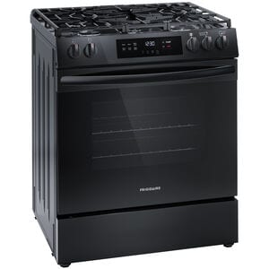 Frigidaire 30 in. 5.1 cu. ft. Slide-In Gas Range with 5 Sealed Burners - Black, , hires