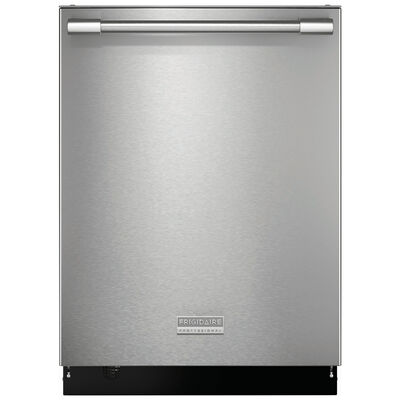 Frigidaire Professional 24 in. Built-In Dishwasher with Top Control, 47 dBA Sound Level, 14 Place Settings, 8 Wash Cycles & Sanitize Cycle - Stainless Steel | PDSH4816AF