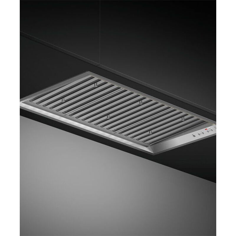 Fisher & Paykel Series 9 36 in. Ducted Standard Style Range Hood with 1100 CFM, 5 Fan Speeds & 1 LED Light - Stainless Steel, , hires