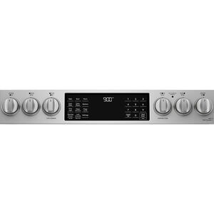 Cafe 30 in. 5.7 cu. ft. Smart Air Fry True European Convection Slide-In Electric Range with 5 Induction Burners - Stainless Steel, Stainless Steel, hires