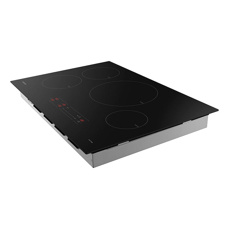Samsung 30 in. 4-Burner Smart Induction Cooktop with Simmer Burner and Power Burner - Stainless Steel, , hires