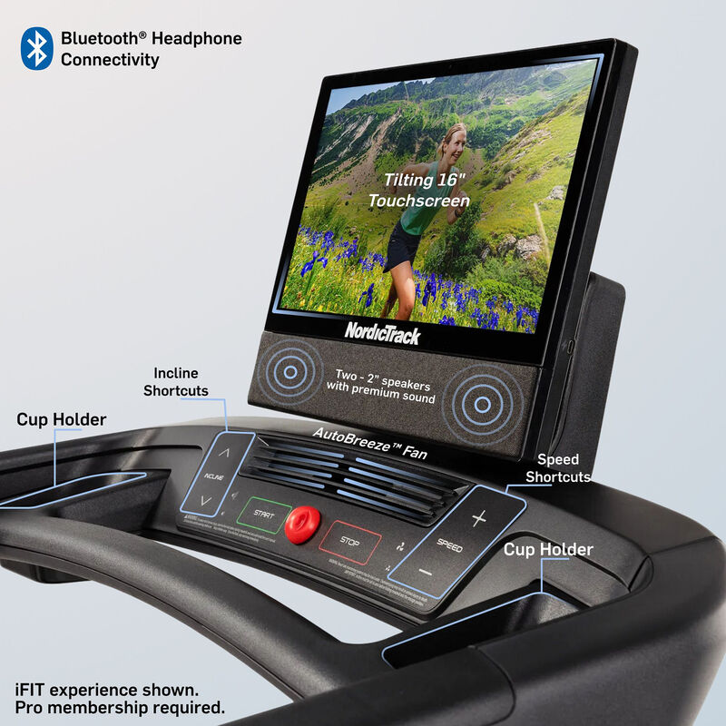 NordicTrack T16 Treadmill, , hires